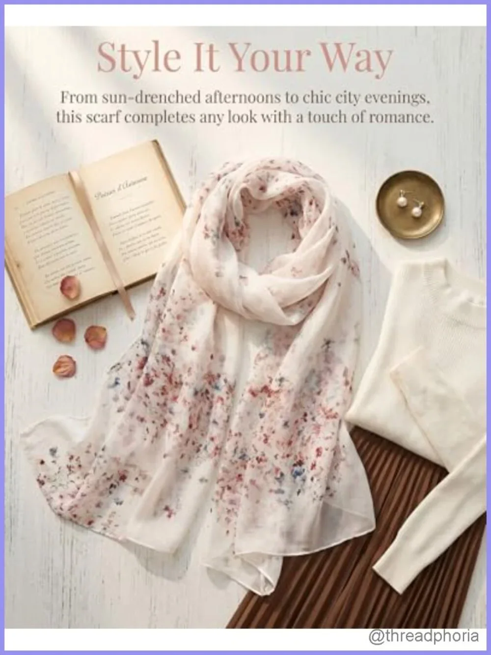 100% Mulberry Silk Chiffon Scarf Shawl Wrap Lightweight Large 69x43